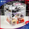 Para mayoristas Acrylic Maquillaje Organizers Cosmetic Drawer Box